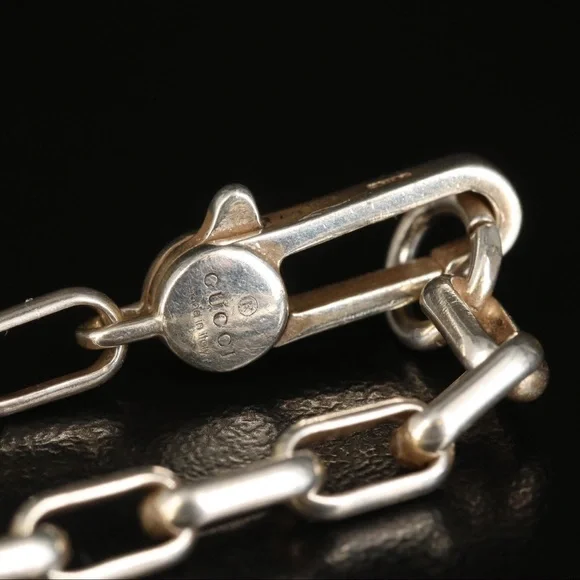 Gucci sterling silver pendent made in Italy.